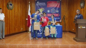 Campeones de categoría Pre-Kids de 10 y más Primero: Diego Casasola Segundo: Gabriel Donderis Tercero: Ana Isabel Donderis